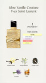 ایو سن لوران لورن لیبر کوتور وانیل Yves Saint Laurent YSL Libre vanille Couture