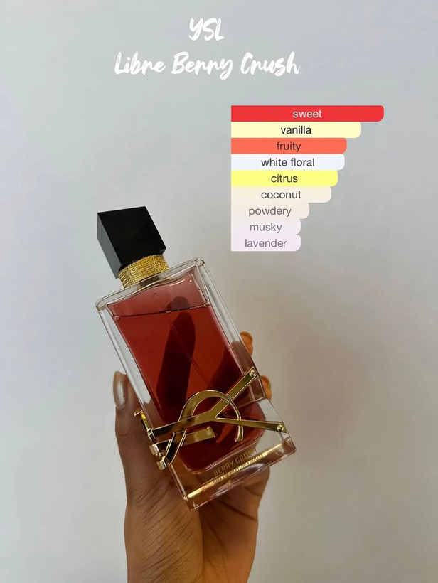 ایو سن لوران لورن لیبره بری کراش Yves Saint LaurenCrysht YSL Libre Berry