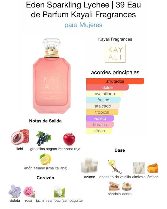 کایالی ادن اسپارکلینگ لیچی ۳۹ Kayali Eden Sparkling Lychee 39