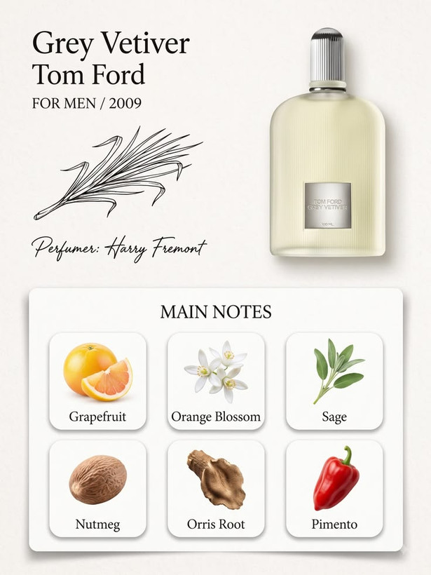 تام فورد گری وتیور Tom Ford Grey Vetiver