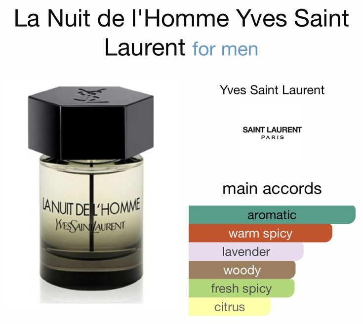 ایو سن لورن لوران لهوم لا نویت YSL La Nuit de L'homme